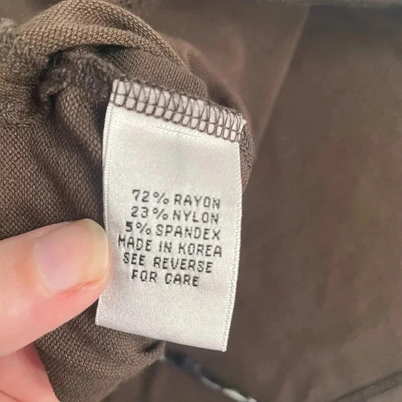 Talbots Petites Maxi Brown Keyhole‎ Back Tank Dress Size P Small EUC! 0147 - Picture 8 of 8